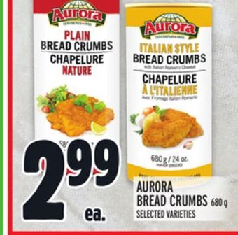 Metro Aurora bread crumbs offer