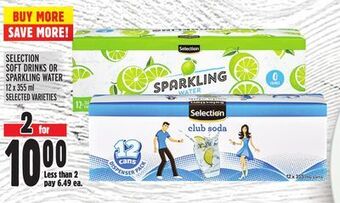 Metro Selection soft drinks or sparkling water offer