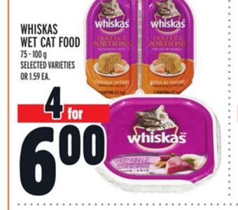 Metro Whiskas wet cat food offer