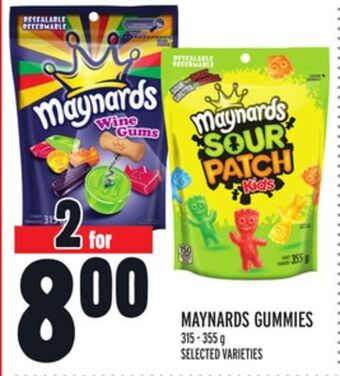 Metro Maynards gummies offer