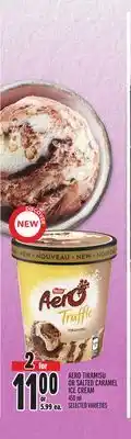 Metro Aero tiramisu or salted caramel ice cream offer