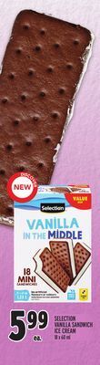 Metro Selection vanilla sandwich ice cream offer