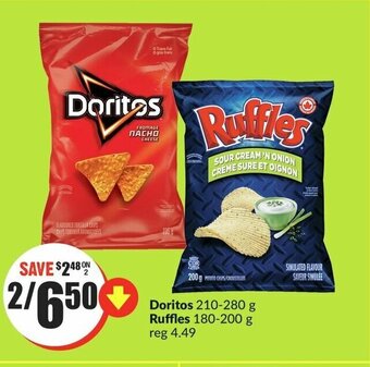 FreshCo Doritos 210-280 g offer