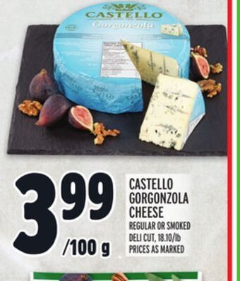 Metro Castello gorgonzola cheese offer