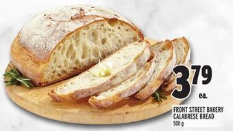 Metro Front street bakery calabrese bread offer