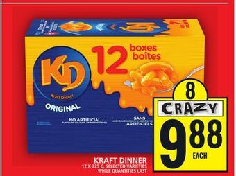 Food Basics Kraft dinner offer