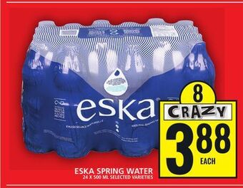 Food Basics Eska spring water offer