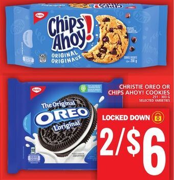 Food Basics Christie oreo or chips ahoy! cookies offer