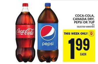 Food Basics Coca-cola, canada dry, pepsi or 7up offer