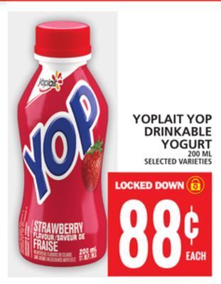 Food Basics Yoplait yop drinkable yogurt offer