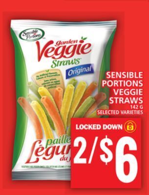 Food Basics Sensible portions veggie straws offer