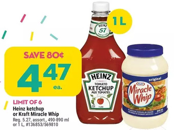 Giant Tiger Heinz ketchup offer
