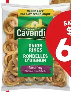Giant Tiger Cavendish farms onion rings offer