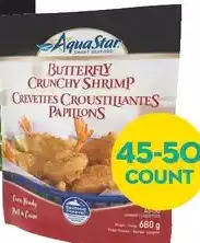 Giant Tiger Aqua star frozen shrimp offer
