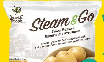 Giant Tiger 1 lb steam & go mini potatoes offer