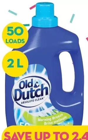 Giant Tiger Old dutch laundry detergent offer