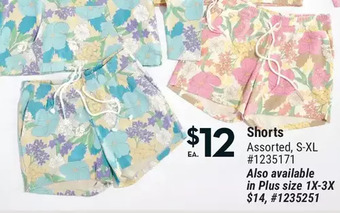 Giant Tiger Shorts offer