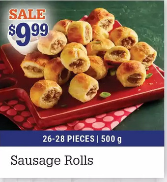 M & M Food Market Sausage rolls offer