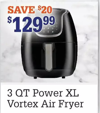 M & M Food Market 3 qt power xl vortex air fryer offer