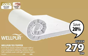 JYSK Wellpur t65 topper offer