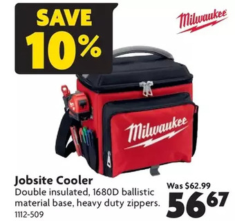 Home Hardware Jobsite cooler offer