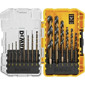 Home Depot Black & gold drill bit set (14-piece) offer