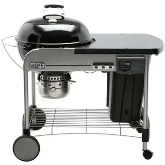 Home Depot Performer deluxe 22-inch charcoal bbq in black with steel cart offer