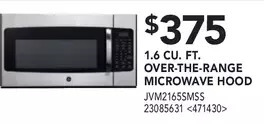 RONA Ge 1.6 cu. ft. over-the-range microwave hood offer