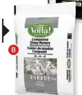 RONA Voilà! sheep manure offer