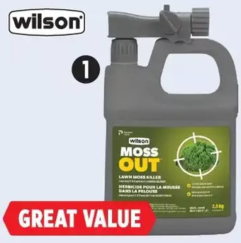 Canadian Tire Wilson mossout attach & spray offer