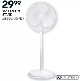 RONA Utilitech 16 fan on stand offer