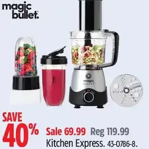 Canadian Tire Magic bullet kitchen express offer
