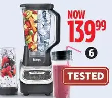 Canadian Tire Ninja professional blender with 2 cups, 1100w offer
