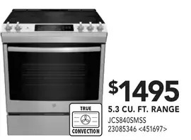 RONA 5.3 cu. ft. range offer
