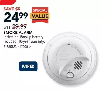 RONA First alert smoke alarm offer