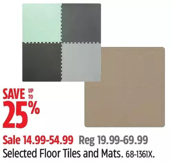 Canadian Tire Floor tiles and mats offer