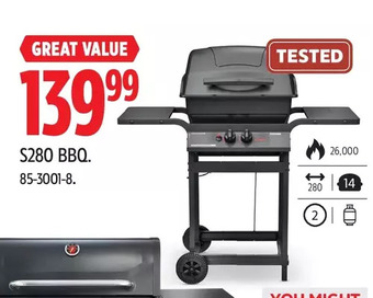 Canadian Tire S280 bbq offer