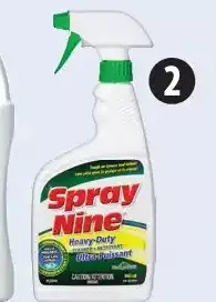 Canadian Tire Spray nine cleaner/degreaser offer