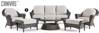Canadian Tire Canvas summerhill 6-pc conversation set offer