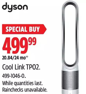 Canadian Tire Dyson cool link tp02 offer