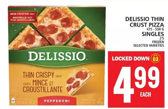 Food Basics Delissio thin crust pizza | singles offer