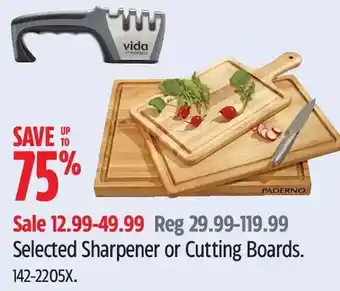 Canadian Tire Sharpener or cutting boards offer
