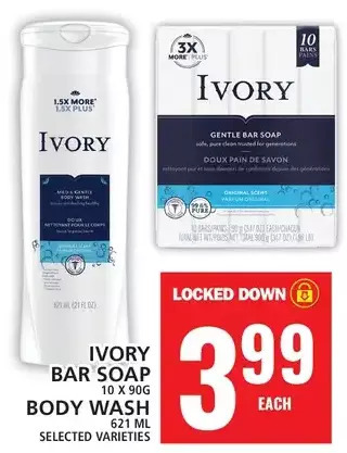 Food Basics Ivory bar soap | body wash offer