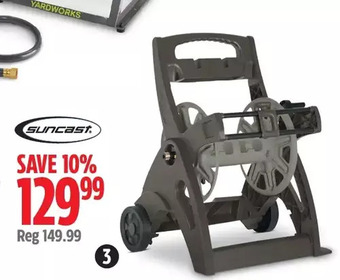 Canadian Tire Suncast slidetrack hose reel cart offer