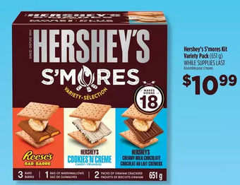FreshCo Hershey's s'mores kit variety pack offer