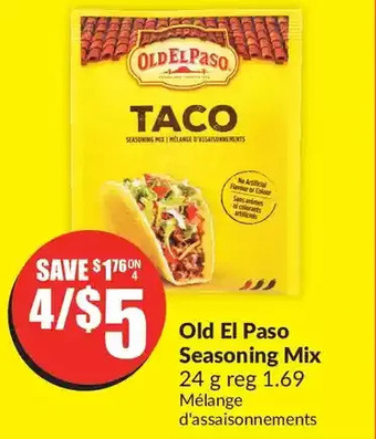 FreshCo Old el paso seasoning mix offer