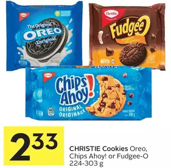 Foodland Christie cookies oreo, chips ahoy! or fudgee-o offer