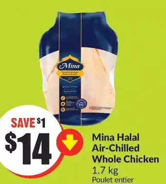 FreshCo Mina halal air-chilled whole chicken offer