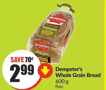 FreshCo Dempster's whole grain bread offer