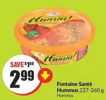 FreshCo Fontaine santé hummus offer